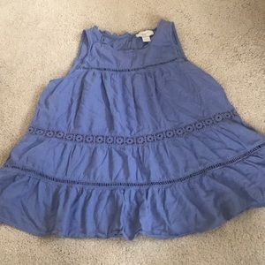 Ruffled Sky Blue Blouse